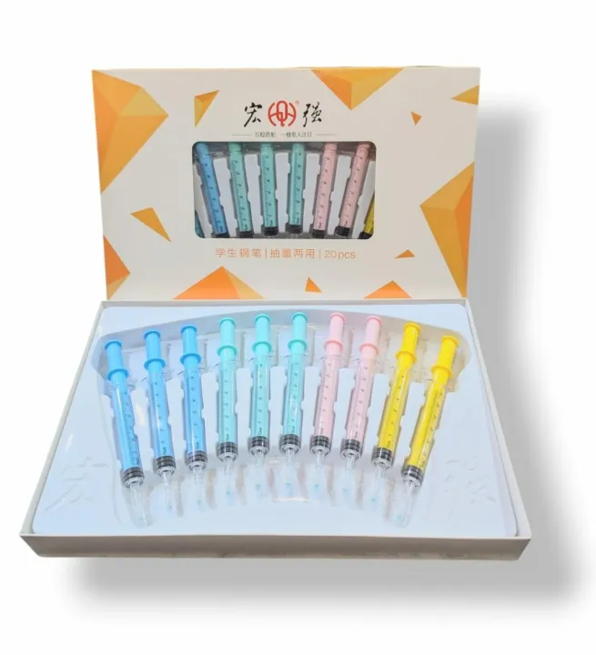 Injection Ink Pen – Smooth Flow Liquid Ink Pen – Injection Shape Design ...