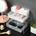 Goody Home Plastic Box Without Lid the Space Divider Can Be Changed in Size. for Storing Stationery or Small Items. 
