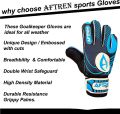 Kids Goalkeeper Gloves Soccer Goalie Football Glove Super Grip Double Wrap Wristband Training Gloves For Boys kids Children. 