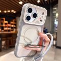 Metal Ring Bracket for Magsafe Wrist Strap Case for IPhone 17 16 15 14 Plus 13 12 11 Pro Max Matte Armor Stand Holder Cover. 