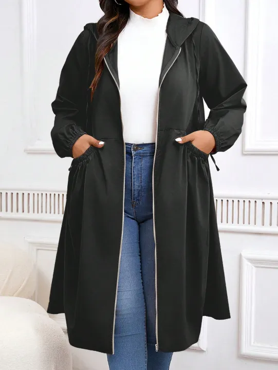 Plus%20Size%20Solid%20Drawstring%20Zip%20Up%20Hooded%20Coat,%20Casual%20Long%20Sleeve%20Pocket%20Outerwear%20for%20Fall%20&%20Winter,%20Women's%20Clothes%20for%20Daily%20-%20Image%203