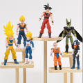 Hot-blooded Super Anime Action Figures Set - Son Goku Son Gohan Vegeta Frieza - Collectible Assembly Model Toys  for Kids. 