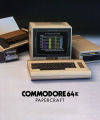 Model of a Classic Computer, Commodore 64, Paper Model, Paper Doll, Papercraft (for Cutting and Assembling Yourself). 