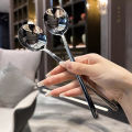 Korean Style Stainless Steel Thickening Spoon Creative Long Handle Hotel Hot Pot Spoon Soup Ladle Home Kitchen Essential Tools.
