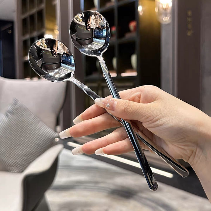 Korean%20Style%20Stainless%20Steel%20Thickening%20Spoon%20Creative%20Long%20Handle%20Hotel%20Hot%20Pot%20Spoon%20Soup%20Ladle%20Home%20Kitchen%20Essential%20Tools%20-%20Image%204