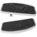 Motorcycle Floorboards Foot Rider Driver Footrest For Honda Shadow VTX 1300 1800 Suzuki Boulevard C50 Intruder Volusia 400 800. 