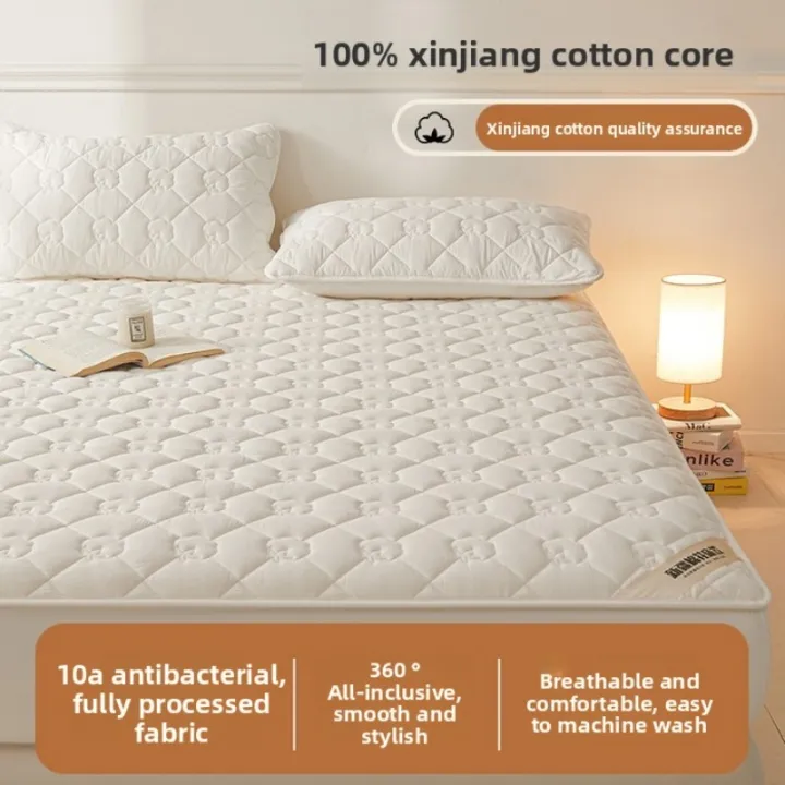 Microfiber%20Quilted%20Mattress%20Protector%20Antibacterial%20Anti-mite,%20Soft%20Breathable,%20Fitted%20Elastic%20Cover%20Fits%205-28cm%20Mattresses%20-%20Image%206