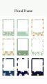 Pack of 9 Polaroid Picture Frame for Bullet journal and scrapbooking/2 designs. 
