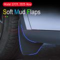 For 2025 2026 Tesla Model Y Model 3 Model YL Accessories Mud Flaps Protect Paint No Drilling All Weather Splash Guards Body Kits.