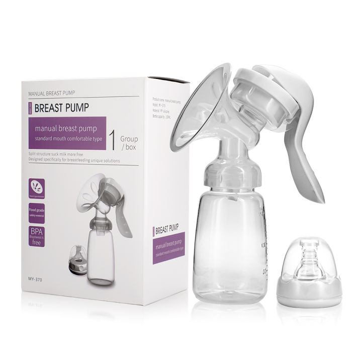Breast Pump Manual Postpartum Breast Pump Painless and High Suction Milking Machine for Pregnant and Postpartum Women Portable