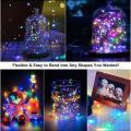 Battery Operated Mini Fairy String Lights – 50 LEDs, 5m Decorative Party & Home Decor Lighting. 
