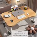 Laptop Desk Bed Tray,Foldable Lap Desk Bed Table for Breakfast Serving, Notebook Table with Tablet Slots for Couch Floor for Adults/Students/Kids. 