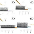 NAGARAKU Automatic Flowering W Shape  Bloom 3D 4D 5D 6D Premade Fans Eyelash  Natural Soft Light Full Dense. 