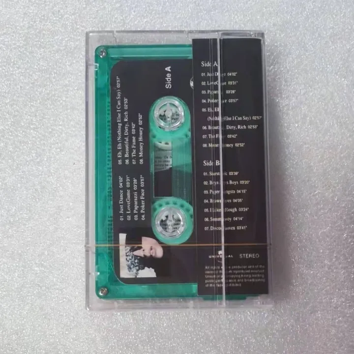 Lady%20Gaga%20The%20Fame%20Album%20Classic%20English%20Songs%20Music%20Cassette%20Retro%20Walkman%20Tape%20Brand%20New%20Sealed%20Playback%20Compatible%20-%20Image%202