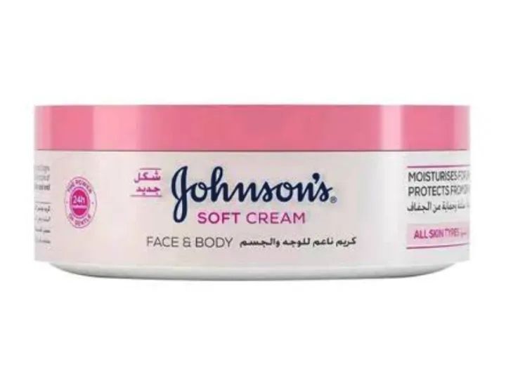 Johnsons Soft Cream for Face & Body 200 ml Dubai