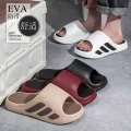 New Men Slippers Slides with a Sense High Aesthetic Value External Wear Anti Slip Thick Bottom, Beach Cool Slippers for Men.
