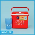 Eskimo portable ice bucket size 3L water bottle thermos flask with tube compartment for 8 hours Made in Thailand. 