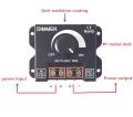 DC 12V-24V LED Dimmer Switch 30A 360W Voltage Regulator Adjustable Controller For 5050 LED Strip Light Lamp LED Dimming Dimmers. 