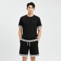 T-shirt & Half Pant For Men[black and white ] Design|fashionable. 