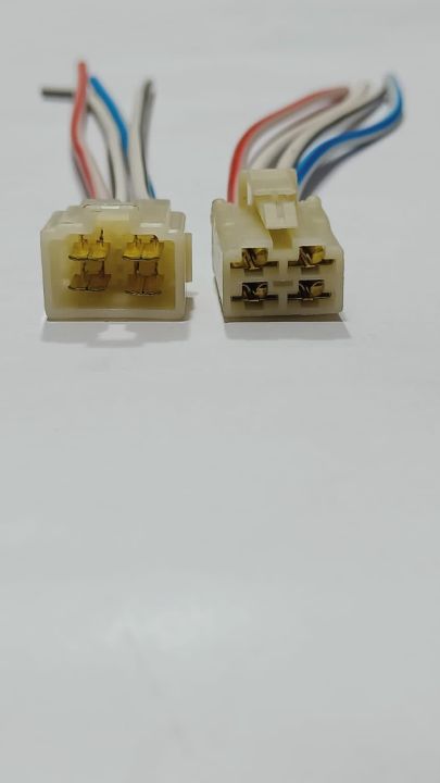 WIRING JACK/COUPLER/CONNECTOR MALE FEMALE 4 PIN