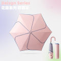 LIGHTWEIGHT Manual Opening Petal Umbrella, Anti-Uv, Foldable Umbrella (Manual opening and closing).