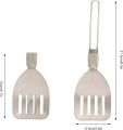 Folding Spatula Spoon Shovel Food Turner Portable 304 StainlessSteel Outdoor Camping BBQ Cooking Tableware Picnic Supplies ﻿. 