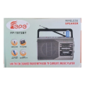 Fepe FP-1972BT AM/FM/SW 3-Band Radio with USB/SD/TF Card (BT) Music Player - Grey. 