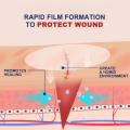 Rapid Hemostasis Wound Spray Instant Scab Formation Waterproof Antibacterial Protective Film Non Irritating Formula for Adults. 