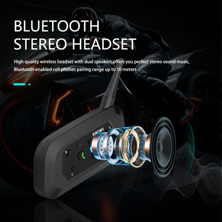 XINOWY%20V6%20PRO%20Motorcycle%20Bluetooth%20Helmet%20Intercom%20Headset%201200M%20Interphone%20Communicator%20for%206%20Riders%20Waterproof%20Music%20Player%20-%20Image%206