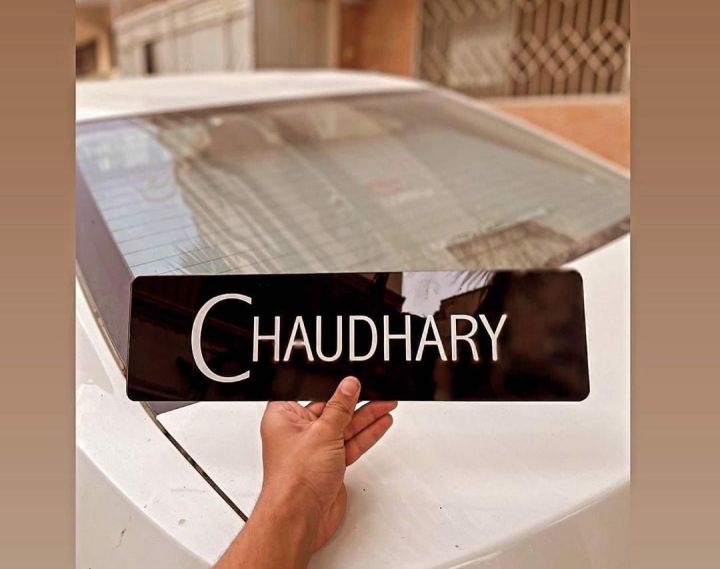 car name plate back and baike number plates