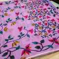 Screen Print Comfortable Half Silk Saree For Women - Partywear - Suitable for Every Season. 