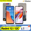 AAA+ IPS For Xiaomi Redmi 12C LCD Poco C55 Display 22120RN86I Touch Screen For Redmi 12 LCD Digitizer Assembly Replacement Parts. 