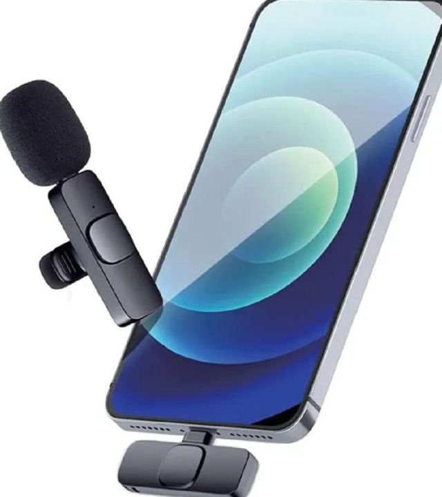 K9/K35/K8 Wireless Dual And Single Professional Lapel Lavalier Microphone Remove Noise For Typ c Or 3.5mm Audio Jack