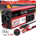 800W 500W Rated Power Inverter DC 12V To AC 220V 230V Transformer with 4 USB EU Socket Charge with LED Display for RV Phone Car.