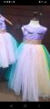 baby girl fancy frock unicorn birthday dress sequin frock multi color. 