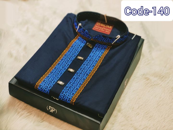 Nevi%20blue%20colour%20premium%20panjabi%20for%20mens%20all%20occasionally%20panjabi%20-%20Image%204