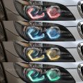 M4 Style RGB Ring Angel Eyes Phone APP Control Remote LED Headlight Rings for BMW 7 Series E65 E66 E67 E68 Alpina B7 2001-2008 dr. eyemo. 