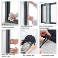 3m/4m Portable Air Conditioner Window Seal Universal Adjustable Sealing Cloth with Weatherproof Fabric Strip for Push Up Windows. 