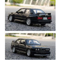 1:36 BMW M3 1987 Car Models  Alloy Die-Casting Toys With 2 Doors Opened Pull Back Function Vehicle Toy For Kids Children's Gifts. 