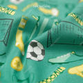100% cotton, football pattern, ball shirt and so on, 44 inches wide fabric, yards fabric. 