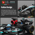 Bburago 1:43 Mercedes-AMG Petronas F1 Equipo W15 2024 # 44 Hamilton # 63 George Russell coche de aleación modelo fundido a presi. 