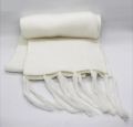 Premium Quality  White Colour Woolen Muffler For Men's. 