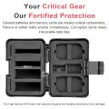 FOMITO Portable Camera Battery Case Memory Card Organizer Holder Waterproof Storage box for NP-FZ100 Battery.