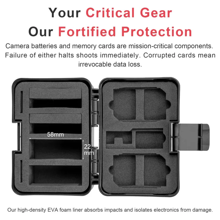 FOMITO%20Portable%20Camera%20Battery%20Case%20Memory%20Card%20Organizer%20Holder%20Waterproof%20Storage%20box%20for%20%20%20%20NP-FZ100%20Battery%20-%20Image%203