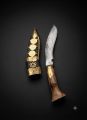 Decorative Handmade Gurkha Khukuri with Leather Sheath – Gift, Display & Collection Knife. 