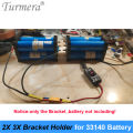 Bracket 33140 Lifepo4 Battery Holder 2X 3X 2X8 4X4 Aperture 33.5mm Anti Vibration Bracket Assemble for Diy 12V 36V 48V Batteries. 