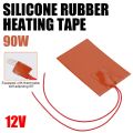 12V Engine Oil Pan Sump Tank Heating Pad Heated Plate Kits Silicone 30W/90W Heating Mat Waterproof Fast Heating Pad.