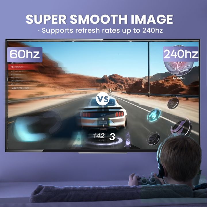 NIERBO%20DisplayPort%20Cable%208K%20DP%201.4Cable%208K@60Hz%204K@144Hz%20Braided%20High%20Speed%20Display%20Port%20Cable%20Compatible%20with%20TV%20Monitor%20Laptop%20-%20Image%205