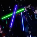 1pc Lightsaber Light-Up 7 Color Changing Cosplay Induction Color Changing Laser Sword Hair Lightsaber Suit Seven Color Switching. 