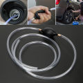 Car Fuel Gas Pump Syphon PVC Pipe Petrol Diesel Liquid Manual Pump Water Oil Transfer Pump Auto Accessories.